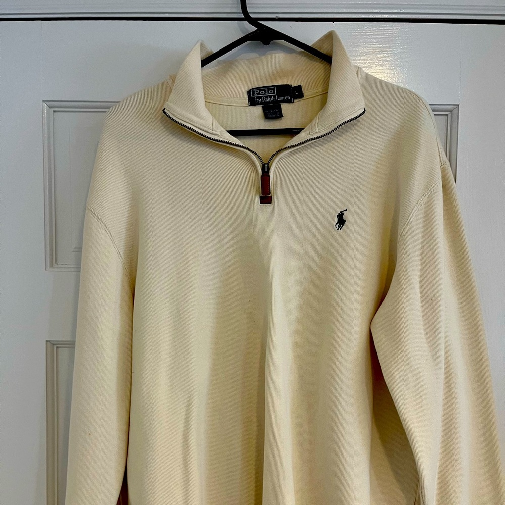Quarter zip pull over